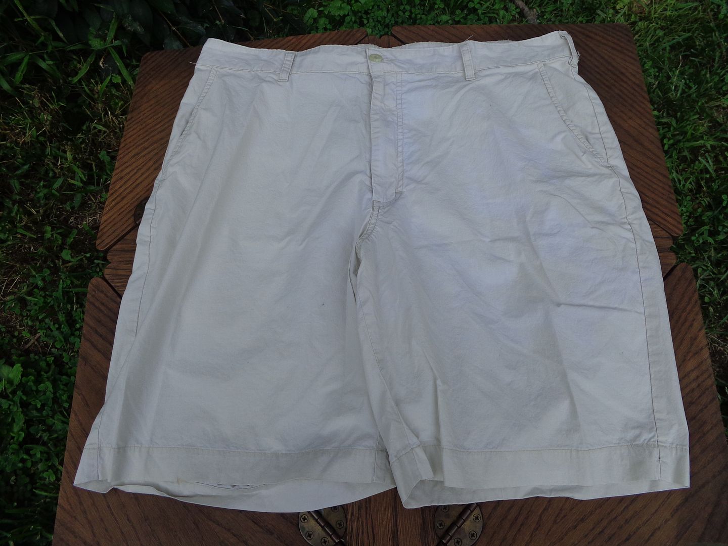 3 PAIRS BILL'S KHAKIS SHORTS. Size 37. The Fedora Lounge